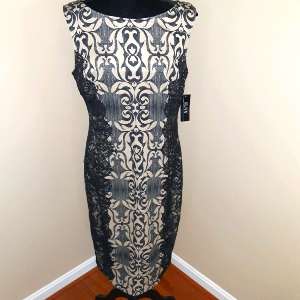 Beautifully detailed cocktail dress.